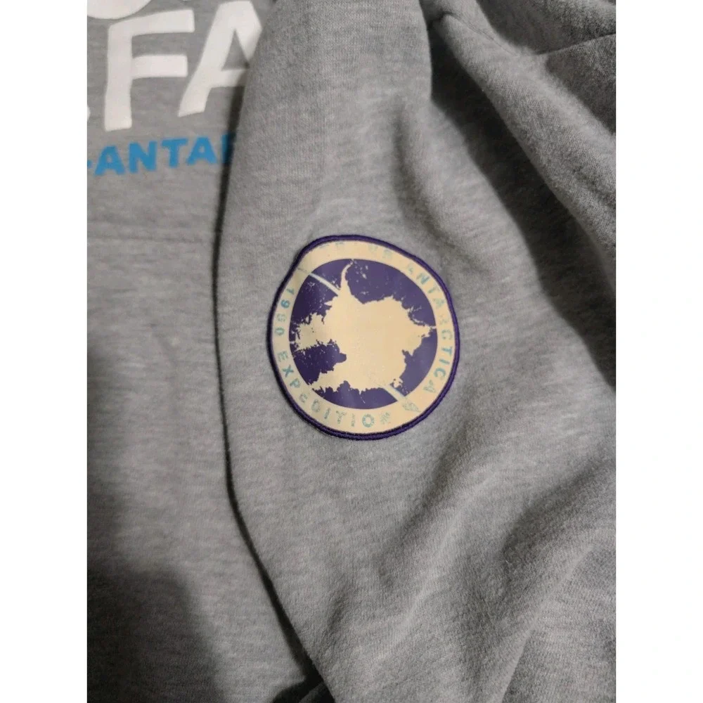 The North Face Trans Antarctica Expedition‎ 90 Hoodie Mens M Gray Graphic